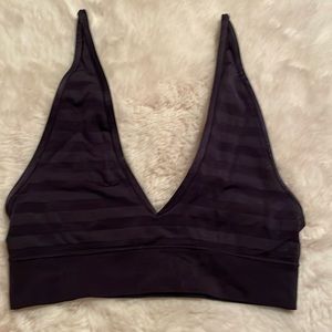 Jockey black striped bralette in size Small
